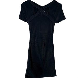 Guess by Marciano Little Bondage Black Mini Dress Size Medium